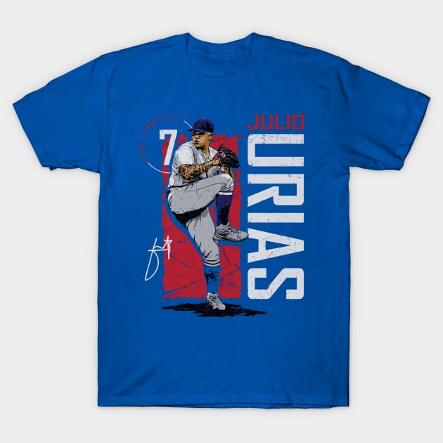 Julio Urias Los Angeles D Vintage T-Shirt by ganisfarhan